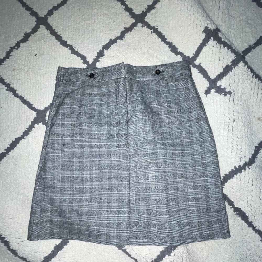 Plaid banana republic skirt